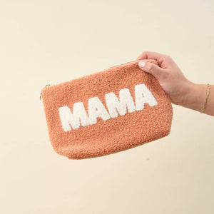 MAMA TEDDY POUCH | PUMPKIN