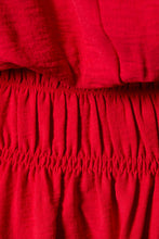 Load image into Gallery viewer, CHERRY PIE CINCHED MINI DRESS | RED
