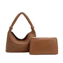 Load image into Gallery viewer, QUINN RECYCLED VEGAN SHOULDER BAG | BLACK