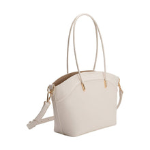 Load image into Gallery viewer, HAZEL VEGAN LEATHER TOTE BAG | IVORY