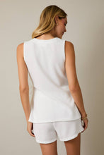 Load image into Gallery viewer, OPAL SURPLICE WAIST TIE TOP &amp; SHORT SET | WHITE