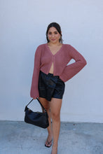 Load image into Gallery viewer, LUCY FAUX LEATHER SKORT