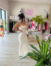 Load image into Gallery viewer, YACHT PARTY KNIT CROCHET MAXI | IVORY