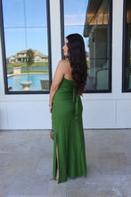 Load image into Gallery viewer, IBIZA PALM LINEN BLEND MAXI DRESS