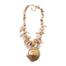Load image into Gallery viewer, MOCHA MOUSSE BOHO SHELL NECKLACE