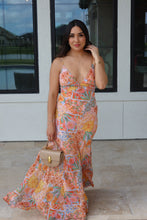 Load image into Gallery viewer, DAHLIA FRILLY HEM MAXI DRESS | MULTI