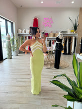 Load image into Gallery viewer, LIMONCELLO CROCHET KNIT MAXI DRESS