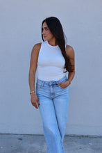 Load image into Gallery viewer, REAGAN SLEEVELESS BODYSUIT | WHITE