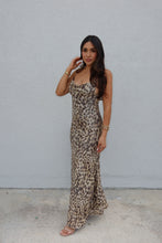 Load image into Gallery viewer, LIONA LEOPARD MESH MAXI DRESS