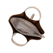 Load image into Gallery viewer, MALIA VEGAN TOTE BAG | TAUPE