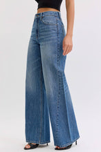 Load image into Gallery viewer, CECILIA HIGH RISE WIDE LEG DENIM JEANS