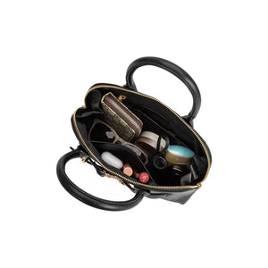RUE TOP HANDLE VEGAN BAG | ESPRESSO
