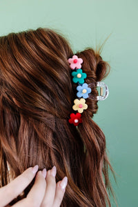 BLOSSOM CLAW CLIP | RAINBOW