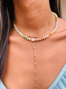 COVA LARIAT DAINTY NECKLACE