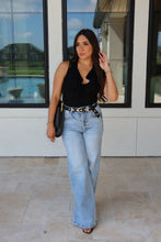 Load image into Gallery viewer, HAVEN HALTER NECK RUFFLE OPEN BACK BODYSUIT