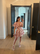 Load image into Gallery viewer, DELILAH FLORAL RUFFLE MINI DRESS