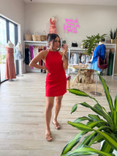 Load image into Gallery viewer, SCARLET ROUGE MINI DRESS | RED