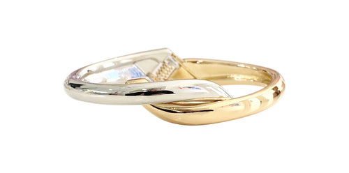 PRUITT TWO TONE BANGLE
