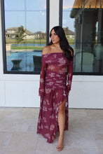 Load image into Gallery viewer, WILD HEART FLORAL OFF SHOULDER DRESS