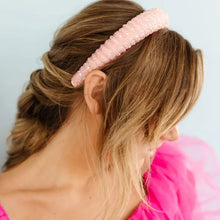 Load image into Gallery viewer, PINK BEADED HEADBAND