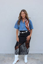 Load image into Gallery viewer, GWEN DENIM CROPPED TOP
