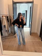 Load image into Gallery viewer, HOLLY BUTTON-UP CARDIGAN | BLACK