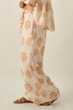 Load image into Gallery viewer, CAPRI FLORAL WIDE DRAWSTRING PANTS | CREAM