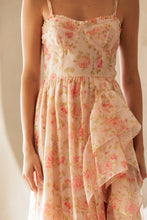 Load image into Gallery viewer, ELIZABETH RUFFLED BUSTIER MAXI DRESS