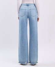 Load image into Gallery viewer, GINNY SUPER HIGH RISE BAGGY WIDE LEG JEANS