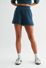 Load image into Gallery viewer, LANI LOUNGE SHORT SET | MIDNIGHT NAVY