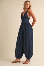 Load image into Gallery viewer, KIT PLUNGE CORSET BALLOON DENIM JUMPSUIT | DK DENIM