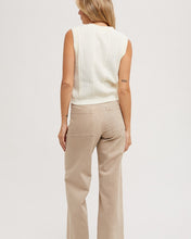Load image into Gallery viewer, BLANCHE EMBROIDERED SLEEVELESS KNIT TOP