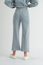 Load image into Gallery viewer, TANNER RHINSTONE HIGH RISE STRAIGHT LEG JEANS