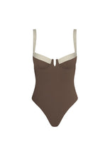 Load image into Gallery viewer, ST. BARTS ONE PIECE SWIMSUIT | BEIGE/TAUPE