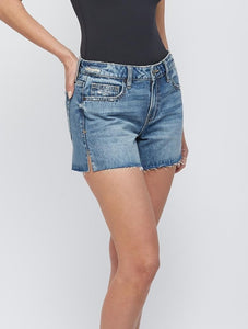 KENZIE MID RISE SHORTS | MEDIUM DARK DENIM FINAL SALE