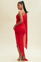 Load image into Gallery viewer, NAOMI DRAPED &amp; SHEER DRESS | FINAL SALE