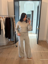 Load image into Gallery viewer, MAISIE SWEATER TOP &amp; PANT SET | LT MOCHA