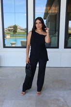 Load image into Gallery viewer, PAROS RELAXED TOP &amp; PANT SET  | BLACK