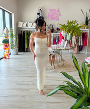 Load image into Gallery viewer, YACHT PARTY KNIT CROCHET MAXI | IVORY
