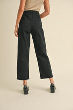 Load image into Gallery viewer, BECKHAM TAPERED COTTON PANTS | BLACK