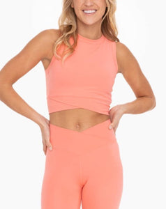 KATHY CROSSOVER ACTIVE TOP | WATERMELON