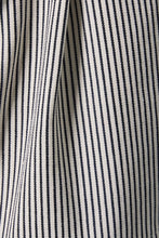 Load image into Gallery viewer, DONNA MID RISE RELAXED BAGGY PANTS | CREAM &amp; NAVY STRIPE