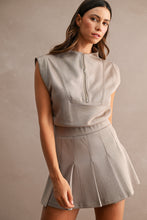 Load image into Gallery viewer, SANDRA PLEATED ROMPER | MOCHA