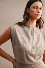 Load image into Gallery viewer, SANDRA PLEATED ROMPER | MOCHA