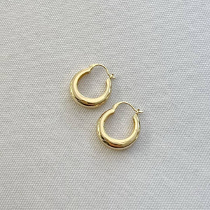 WANDERLUST HOOP EARRINGS | GOLD FILLED