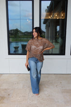 Load image into Gallery viewer, RENA SEQUIN MESH TOP | LATTE
