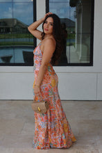 Load image into Gallery viewer, DAHLIA FRILLY HEM MAXI DRESS | MULTI