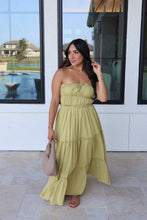 Load image into Gallery viewer, KARA TIERED MIDI/MAXI DRESS | KIWI