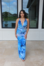 Load image into Gallery viewer, ALANI FLORAL MAXI DRESS | BLUE