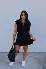 Load image into Gallery viewer, SANDRA PLEATED ROMPER | BLACK